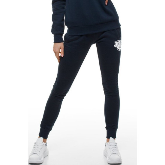Women's dark blue casual trousers Vytis JS/CK01 - Jeans and Trousers Women's dark blue casual trousers Vytis JS/CK01