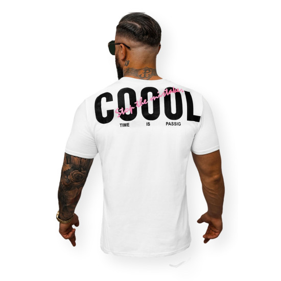 Men's white Coool T-shirt O/T1278/1 - T-shirt Men's white Coool T-shirt O/T1278/1