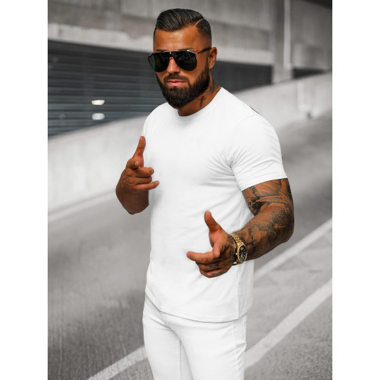 Men's white Coool T-shirt O/T1278/1 - T-shirt Men's white Coool T-shirt O/T1278/1