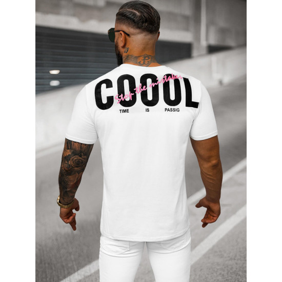 Men's white Coool T-shirt O/T1278/1 - T-shirt Men's white Coool T-shirt O/T1278/1