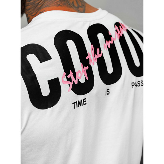 Men's white Coool T-shirt O/T1278/1 - T-shirt Men's white Coool T-shirt O/T1278/1