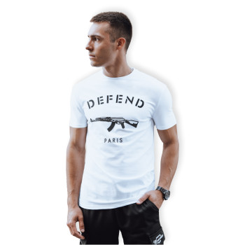 Мужские белые футболки Defend
