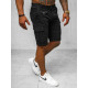Vyriški juodi chinos šortai Kolin NB/MP0188N - Šortai | Bridžai Vyriški juodi chinos šortai Kolin NB/MP0188N