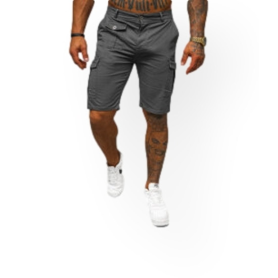 Vyriški pilki chinos šortai Kolin NB/MP0188GS - Šortai | Bridžai Vyriški pilki chinos šortai Kolin NB/MP0188GS