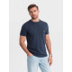 Men's dark blue shirt Modol V10 OM-TSCT-0109 - T-shirt Men's dark blue shirt Modol V10 OM-TSCT-0109