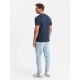 Men's dark blue shirt Modol V10 OM-TSCT-0109 - T-shirt Men's dark blue shirt Modol V10 OM-TSCT-0109