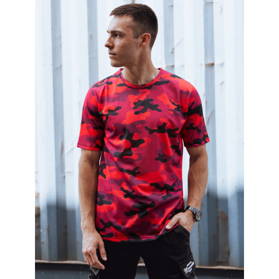 Leniks red camouflage shirt RX5591 - For men Leniks red camouflage shirt RX5591