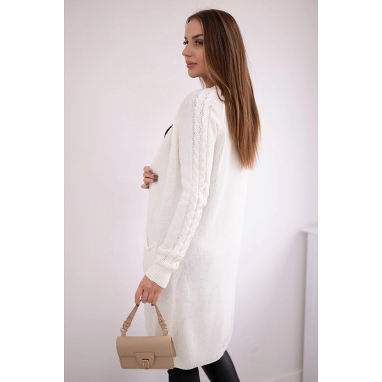 Women's light blue cardigan Comb 17936 - For women Women's light blue cardigan Comb 17936