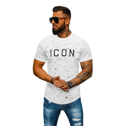 Vyriški balti marškinėliai Icon Vyriški balti marškinėliai Icon