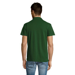 Vyriški tamsiai žali polo marškinėliai Summer