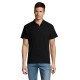 Vyriški juodi polo marškinėliai Summer PK11342 - Marškinėliai Vyriški juodi polo marškinėliai Summer PK11342