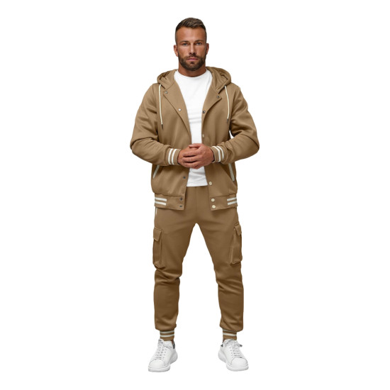 Rudas vyriškas džemperis Style JS/27C6506/91 - Vyriški džemperiai Rudas vyriškas džemperis Style JS/27C6506/91 Premium
