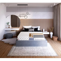 Spyruoklinis čiužinys Family max double 200x200