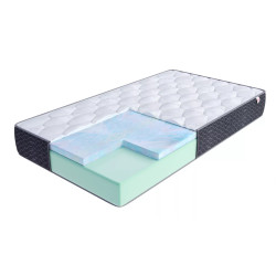 Porolono čiužinys  su silver border cosido užvalkalu MERIDO 90X200