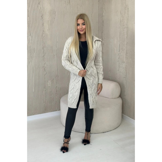 Women's white cardigan Elin 29992