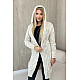 Women's white cardigan Elin 29992