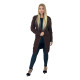 Women's brown cardigan Elin