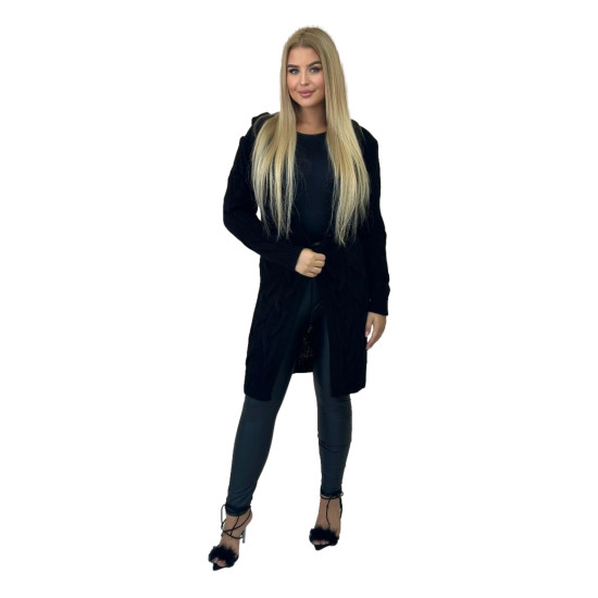 Women's black cardigan Elin 30000