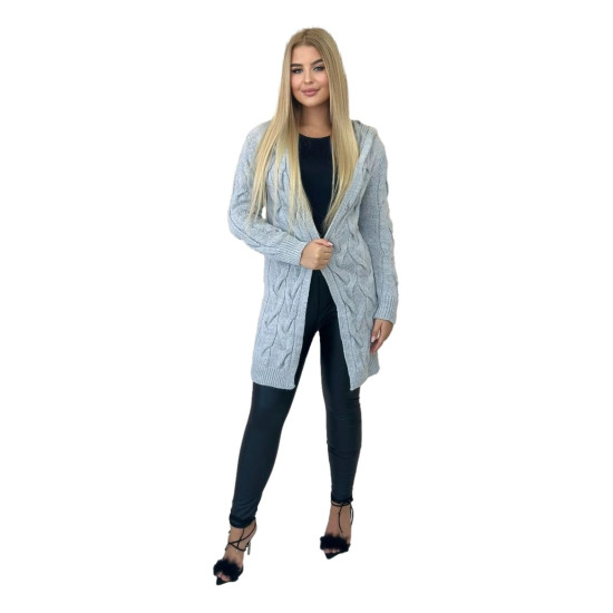 Women's grey sweater Elin 30001