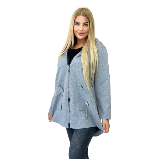 Women's grey jumper Milan 29938 - Jumpers Women's grey jumper Milan 29938