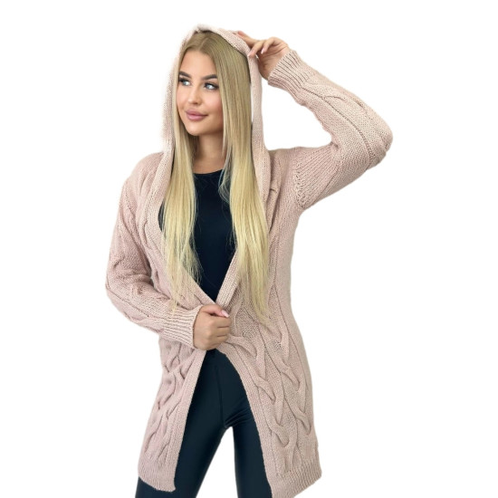 Women's pink cardigan Elin 29989