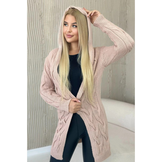 Women's pink cardigan Elin 29989