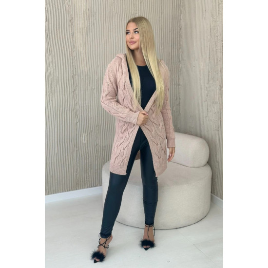 Women's pink cardigan Elin 29989
