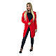 Women's red cardigan Elin 29994