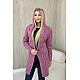 Women's dark pink cardigan Elin 29998