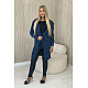 Women's navy blue cardigan Elin 29995