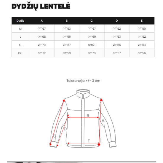 Vyriška striukė juoda Nikal JS/27B6525/5