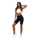 Women's black short trousers Liam