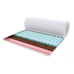 Dviejų kietumų antčiužinis MALTA COCONUT VISCO 90x200