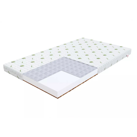 Vaikiškas grikių ir kokoso čiužinys su Aloe vera paviršiumi BABY COMFORT 80X180 BABYCOMFORT