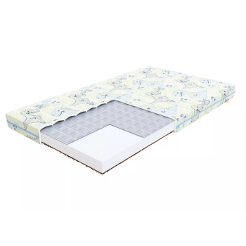 Детский матрас из гречихи и кокосового волокна MIKI DINO 90X200