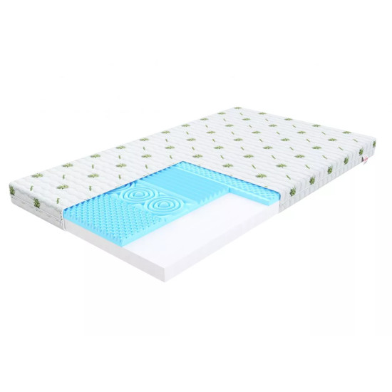 Vaikiškas porolono čiužinys su Aloe vera paviršiumi LEON 90X200 LEON