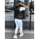 Quilted black waistcoat for women WISE TY3781 - For women Quilted black waistcoat for women WISE TY3781