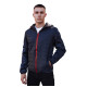 Men's navy blue jacket with red detail Lucas TX4861 - Men's Jackets and Coats Men's navy blue jacket with red detail Lucas TX4861