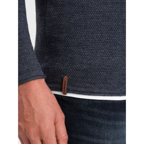 Men's navy blue Finn jumper V8 OM-SWSW-0103 - For men Men's navy blue Finn jumper V8 OM-SWSW-0103