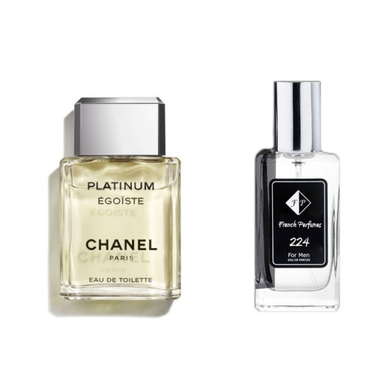 No244 smaržas, ko iedvesmojis Chanel - Egoiste Platinum 104 ml EDP FP244-104 French Perfumes