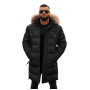 Men's black winter jacket Fred