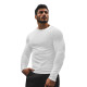 Men's white long-sleeved shirt Jamat