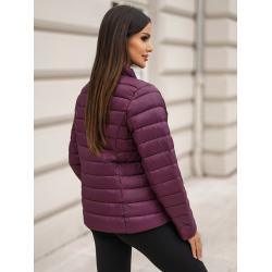 Bordo spalvos dygsniuota striukė Sofia