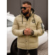 Miesten ruskea talvitakki Lorenco JS/57M7503/62Z - Miesten takit ja takit Miesten ruskea talvitakki Lorenco JS/57M7503/62Z