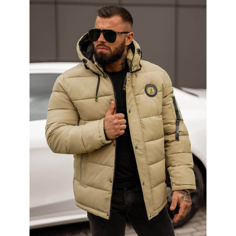Vyriška ruda žieminė striukė Lorenco JS/57M7503/62Z