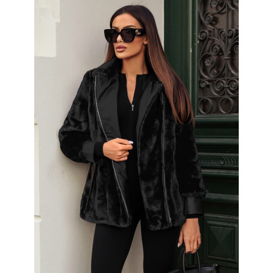 Juoda striukė Kylie JS/11Z8075Z - Moterims Juoda striukė Kylie JS/11Z8075Z
