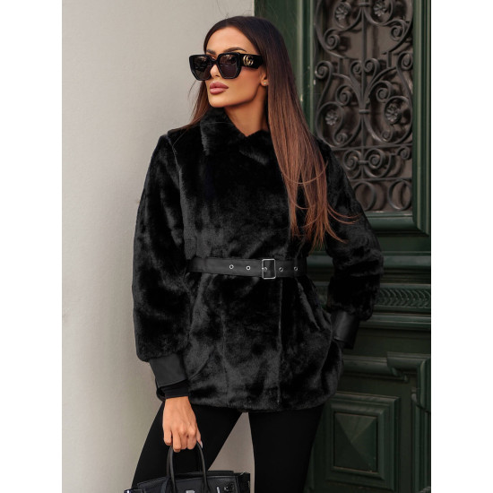 Juoda striukė Kylie JS/11Z8075Z - Moterims Juoda striukė Kylie JS/11Z8075Z