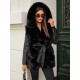 Black winter jacket for women Adel JS/11Z8090Z - For women Black winter jacket for women Adel JS/11Z8090Z