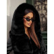 Black winter jacket for women Adel JS/11Z8090Z - For women Black winter jacket for women Adel JS/11Z8090Z
