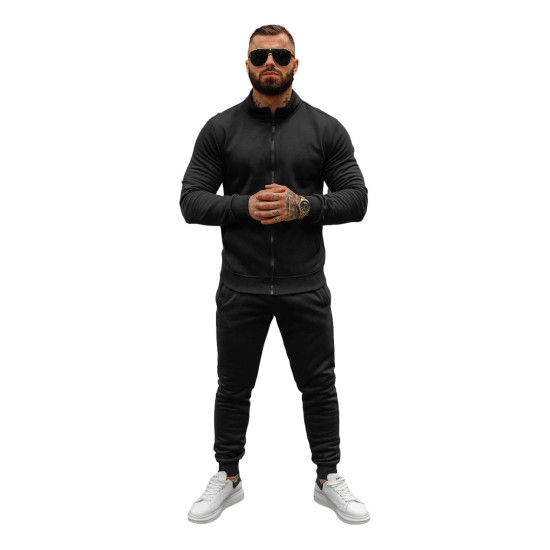 Juodas vyriškas sportinis kostiumas Armin JS/68C10385/3Z - Vyrams Juodas vyriškas sportinis kostiumas Armin JS/68C10385/3Z